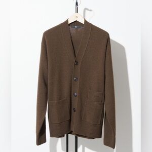 Jil Sander Uniqlo +J Premium Wool Double Pocket V Cardigan Sweater Unisex S